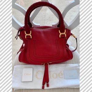 Authentic Chloe Marcie Satchel Bag Medium